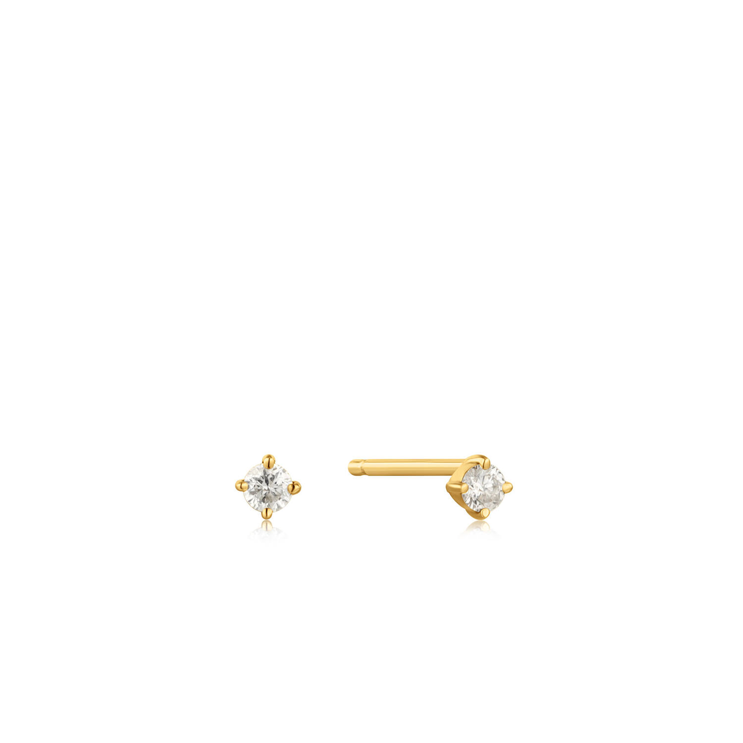 Oorstekers - Goud - Diamant - 2,2 mm - 3,2 mm